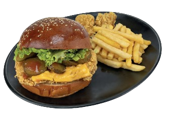 Cheddarlı Chicken Burger Menü