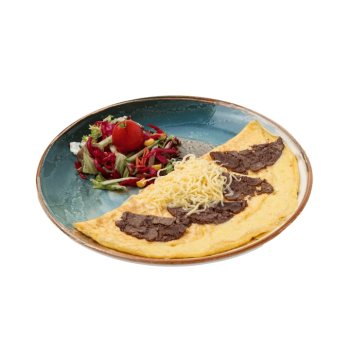 Kavurmalı Kaşarlı Omlet
